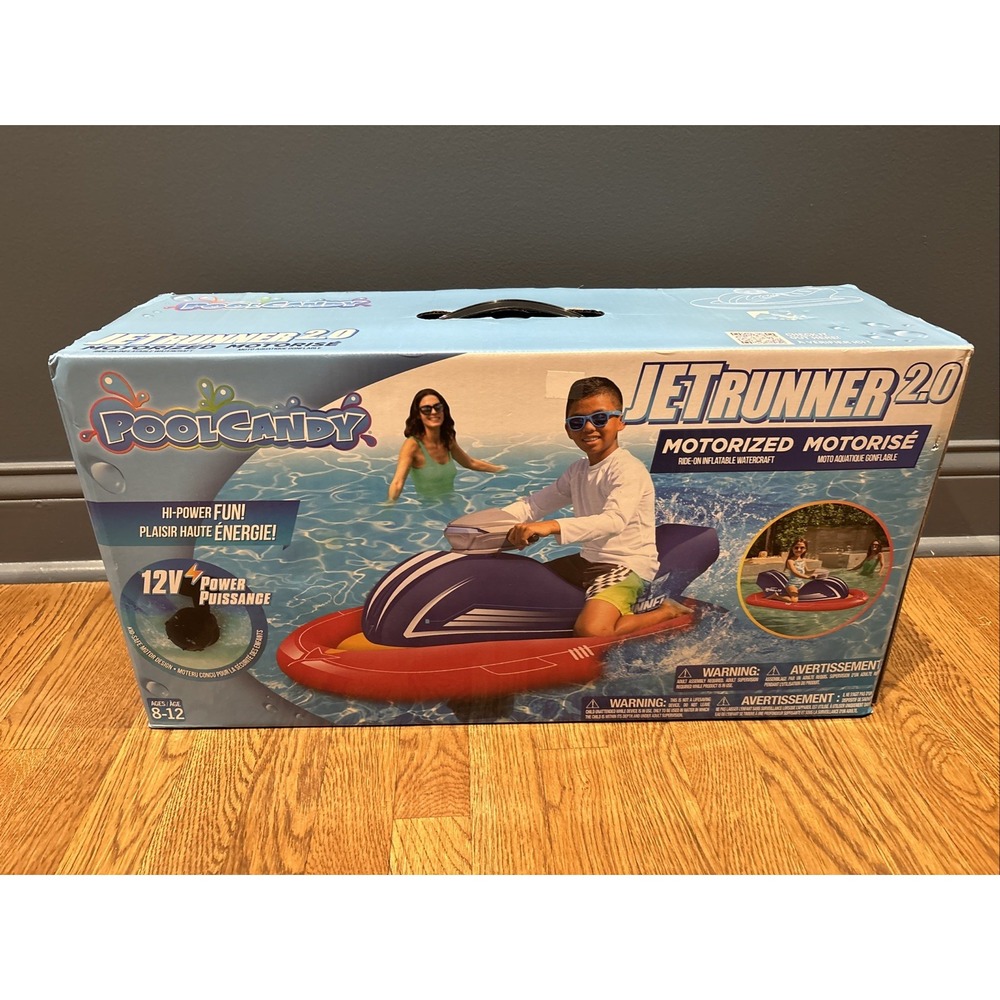 Jet Runner Motorized Inflatable Ride-On Watercraft Pool Candy (PC1235JS1-F)